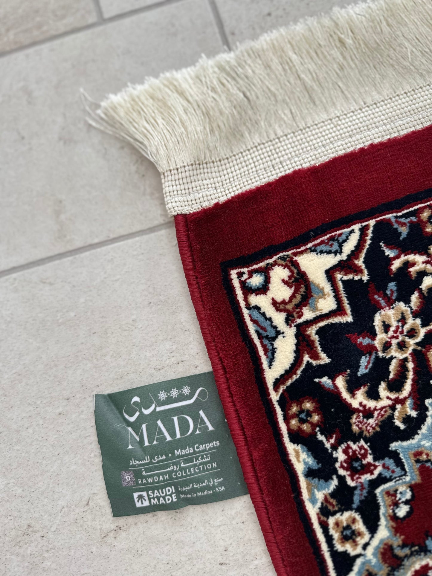 classical rawdah sajjadah - burgundy