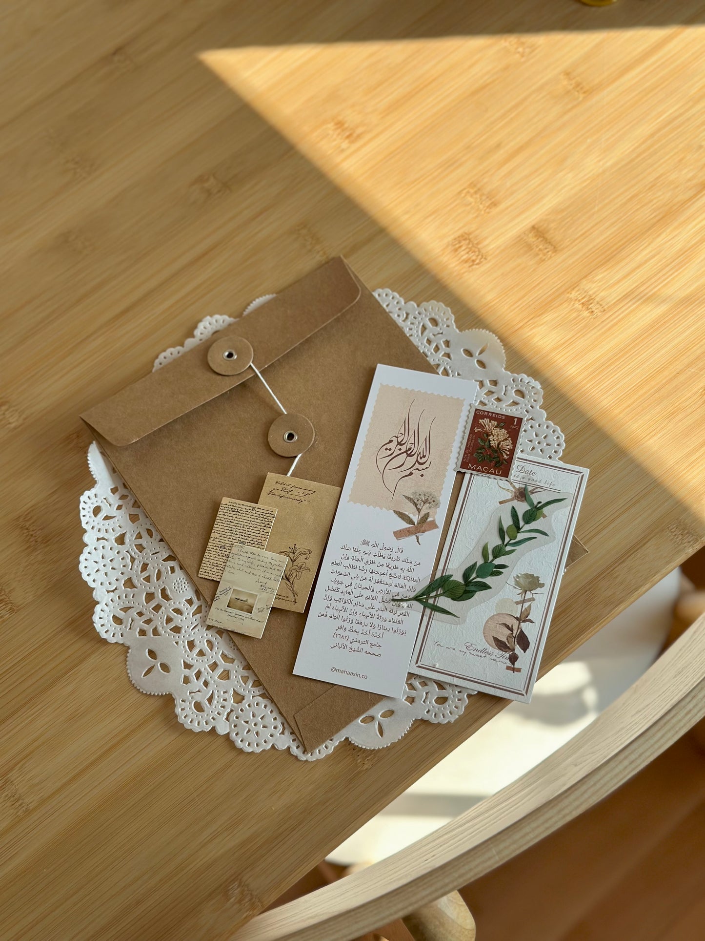 set for decorating bookcover