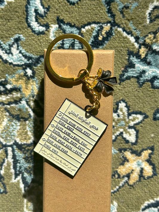 the halal guide keychain