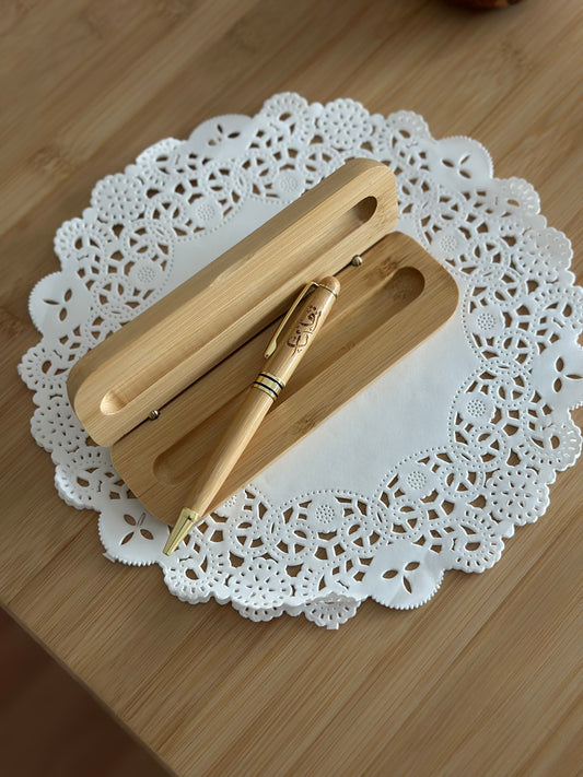 pure bamboo pen + case